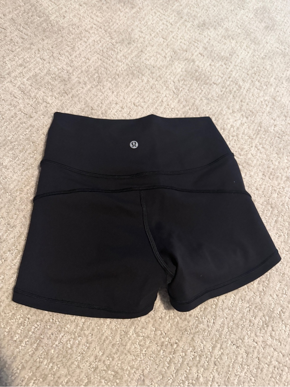 Lululemon Women's Black High-Rise Shorts